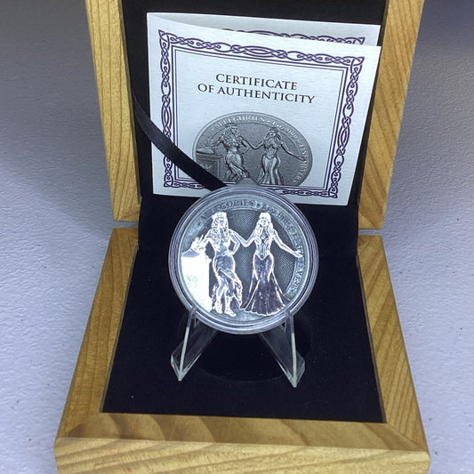 2020 Allegories Italia & Germania 1oz silver rounds w/Box and COA