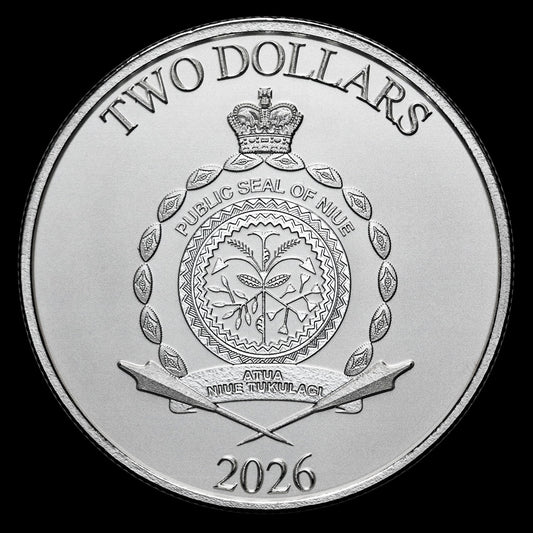 2026 1 oz Niue Silver Star Wars Darth Vader Coin (BU)