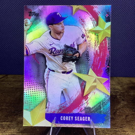 2025 Topps Series One Stars of MLB Corey Seager Insert