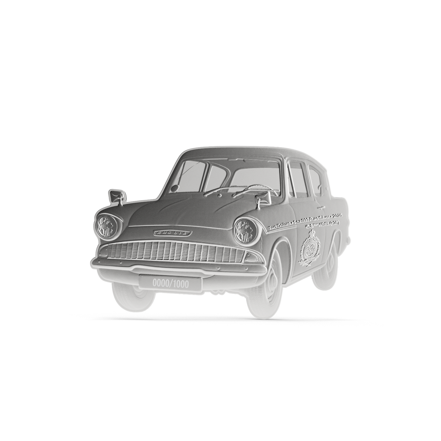 Harry Potter™ - Magical Transport Series - Ford Anglia 1oz .999 Silver /1000