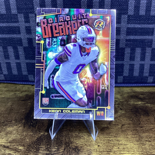 2024 TOPPS RESURGENCE FOOTBALL CIRCUIT BREAKERS RC KEON COLEMAN BUFFALO BILLS