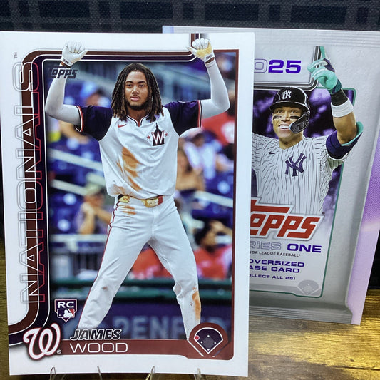 James Wood - 2025 Topps Series 1 Oversized Rookie - Washington Nationals