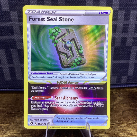 Forest Seal Stone 156/195 Swsh12: Sword & Shield - Silver Tempest Holo