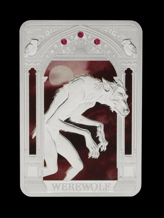 2025 Niue Harry Potter Magical Creatures Werewolf 1 oz Silver Colorized Proof