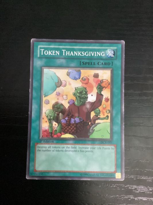 Yugioh- Token Thanksgiving - Common - 1st Edition - DCR-041 - Near Mint