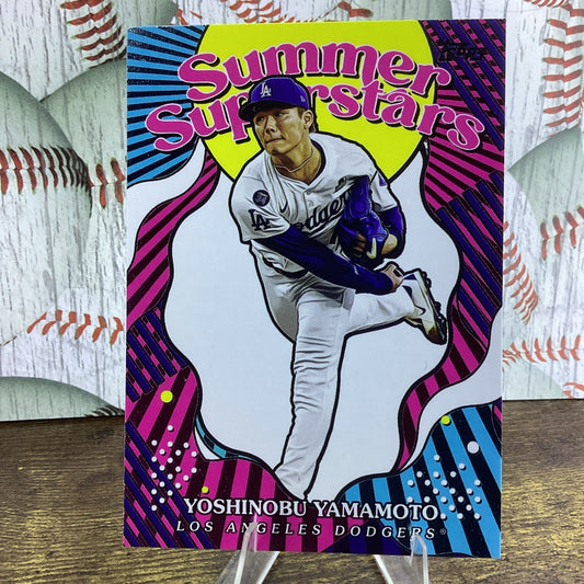 2025 Topps Series 2 Yoshinobu Yamamoto Summer Superstar Dodgers #SS-33