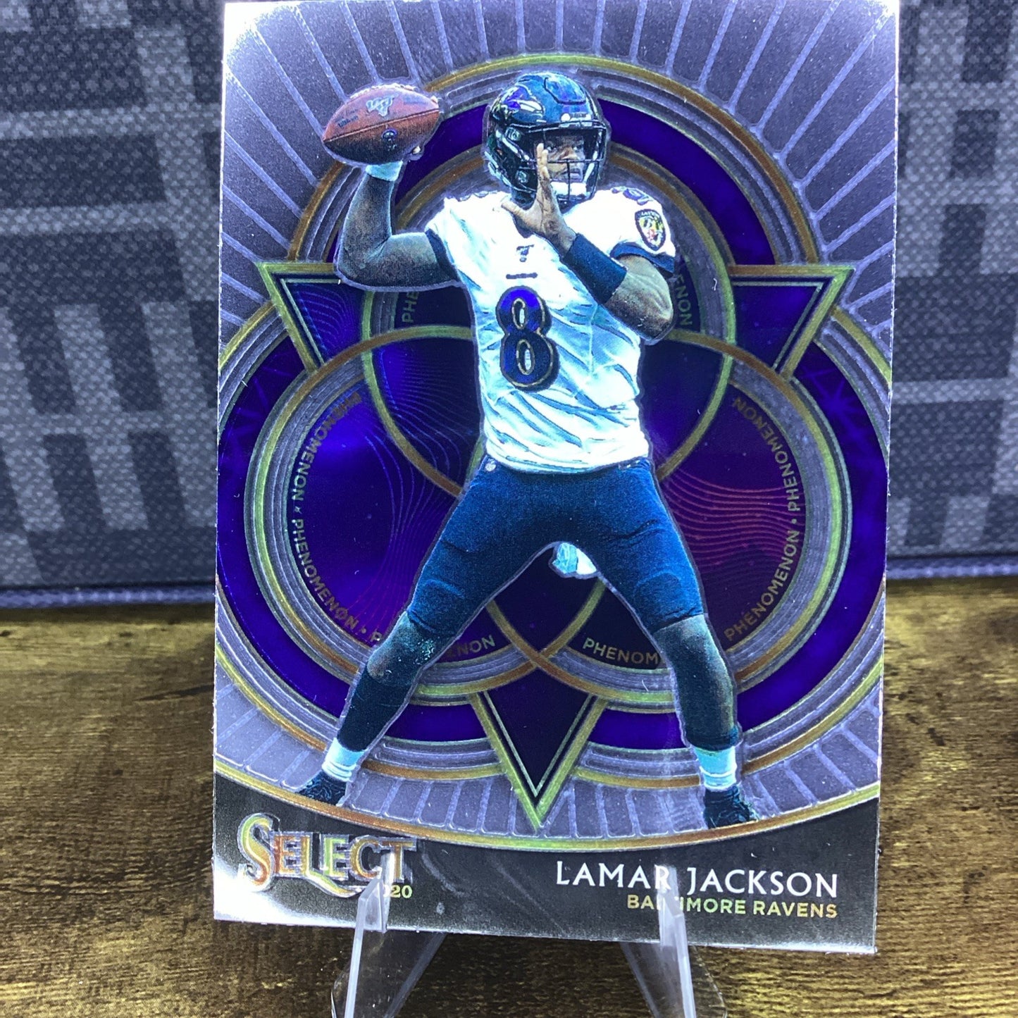 Lamar Jackson 2020 Panini Select #P2 Panini Phenomenon Baltimore Ravens