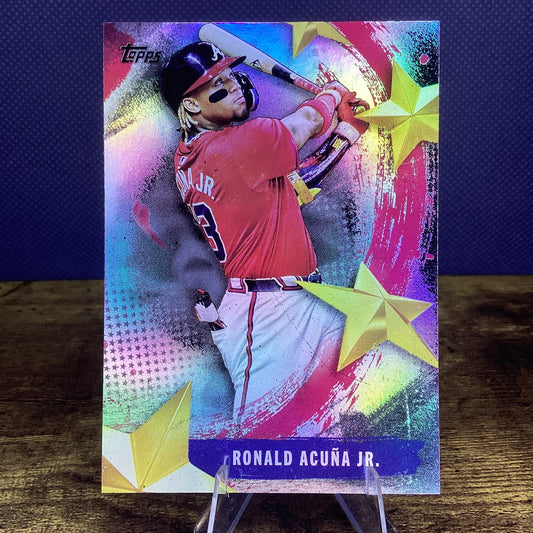 2025 Topps Series One Stars of MLB Ronald Acuña Jr. Insert