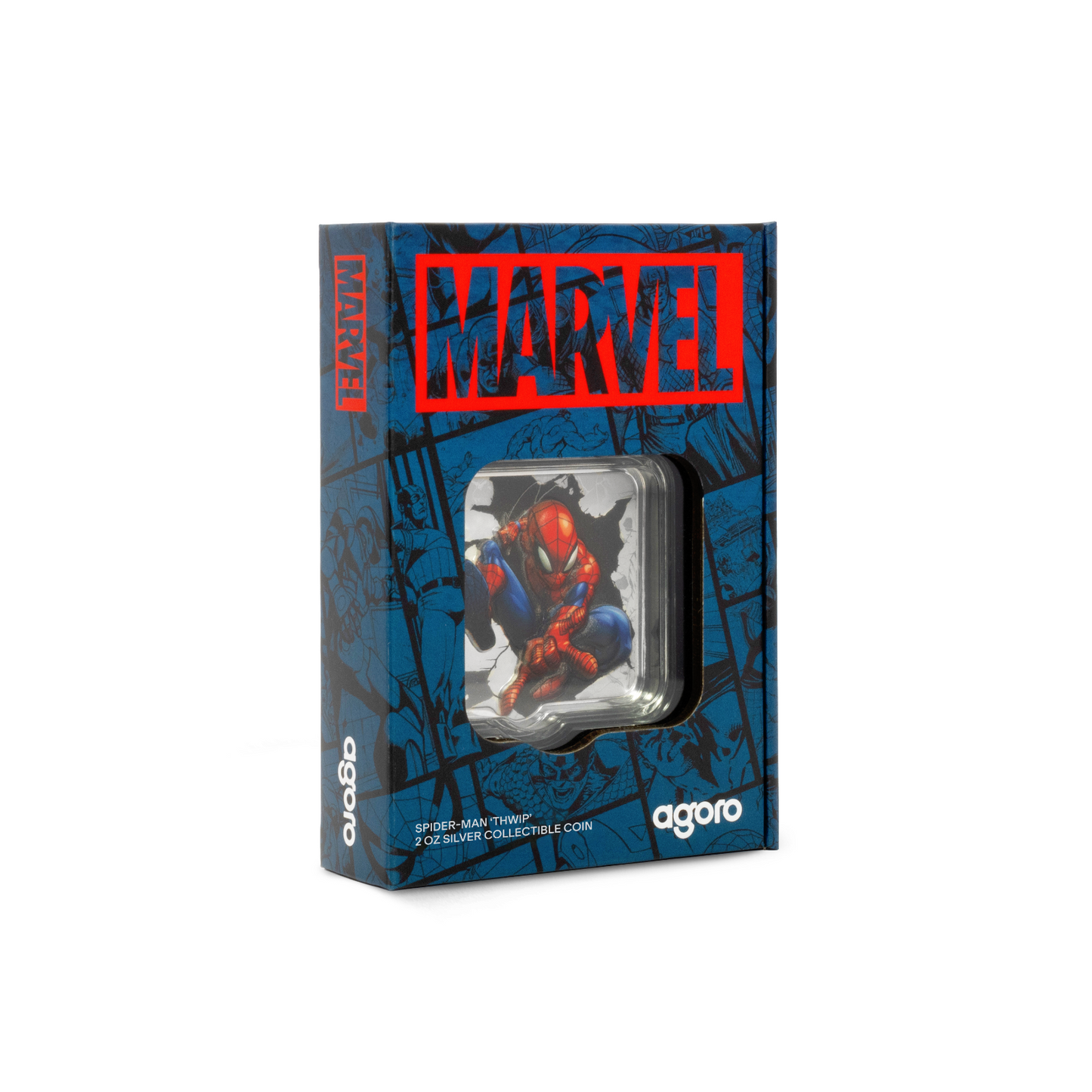 2025 Marvel - Smash - Ultra High Relief - Spider Man THWIP 2oz Silver Coin