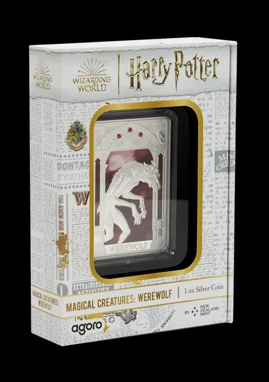 2025 Niue Harry Potter Magical Creatures Werewolf 1 oz Silver Colorized Proof