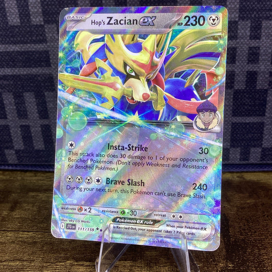 Hop's Zacian ex 111/159 SV09: Journey Together Pokemon
