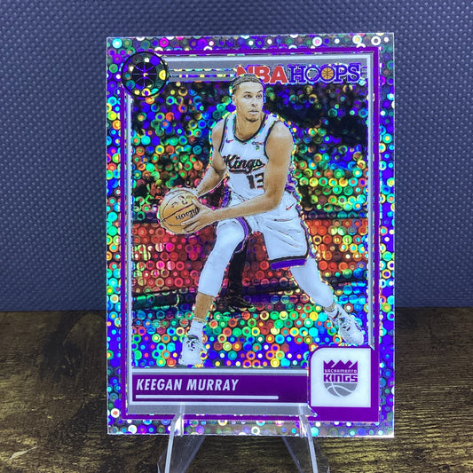 2023-24 Panini Nba Hoops Premium Stock - Keegan Murray #171 Disco Prizm