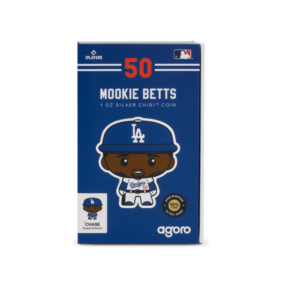 2025 Agoro Niue Major League Baseball Player Chibi Mookie Betts 1 oz Silver Coin