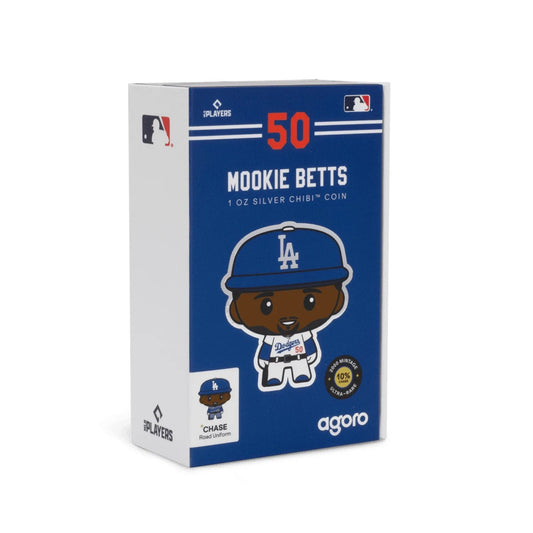 2025 Agoro Niue Major League Baseball Player Chibi Mookie Betts 1 oz Silver Coin